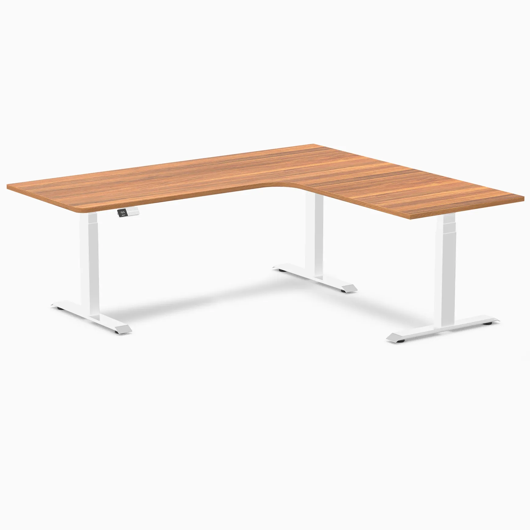 Desky L-Shape Melamine Sit Stand Desk