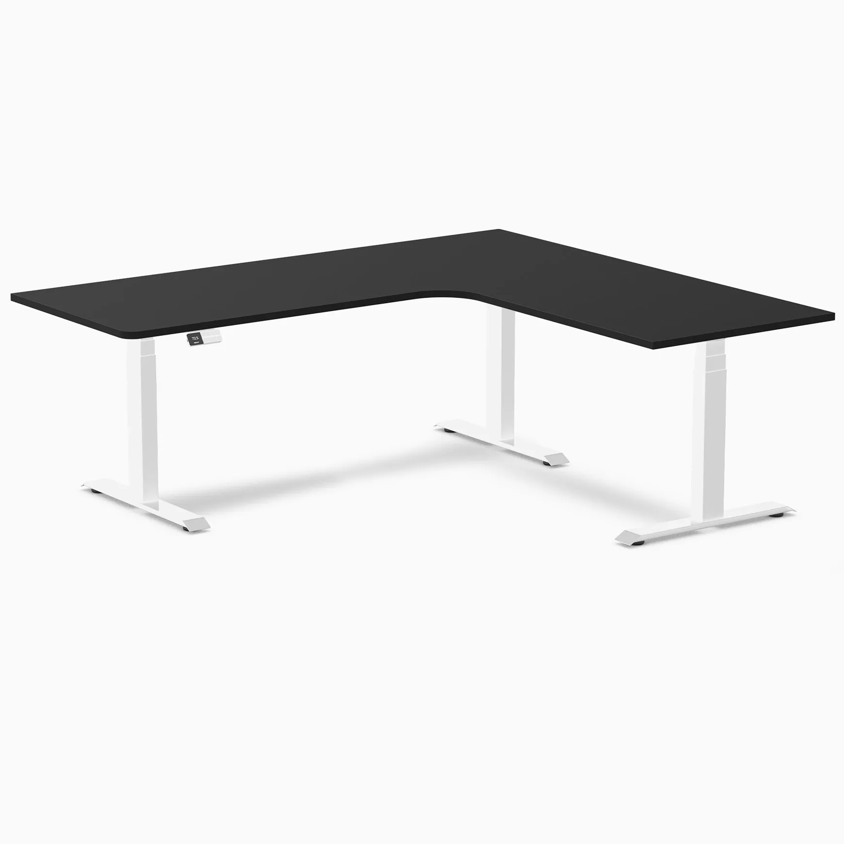 Desky L-Shape Melamine Sit Stand Desk