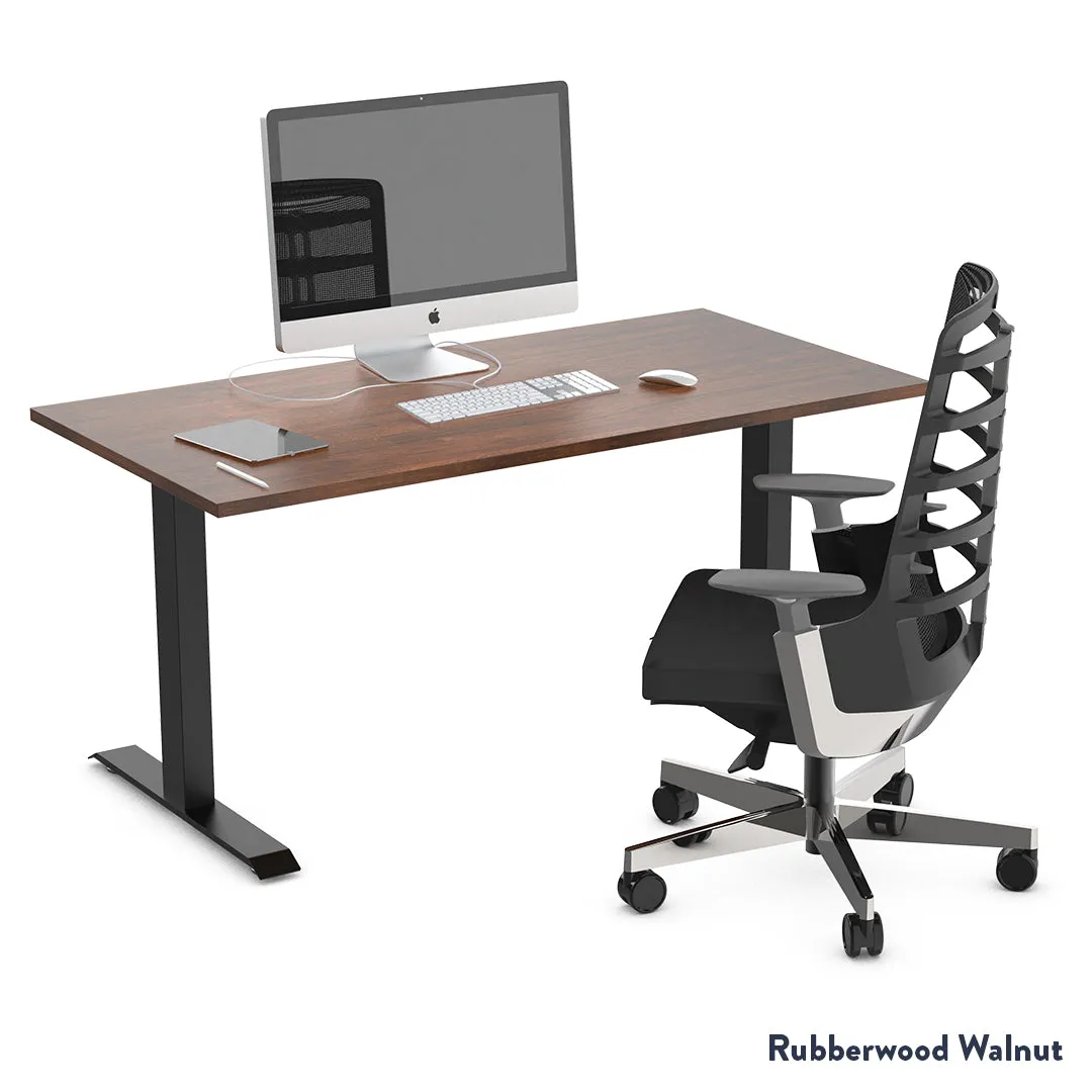 Desky Zero Rubberwood Office Desk