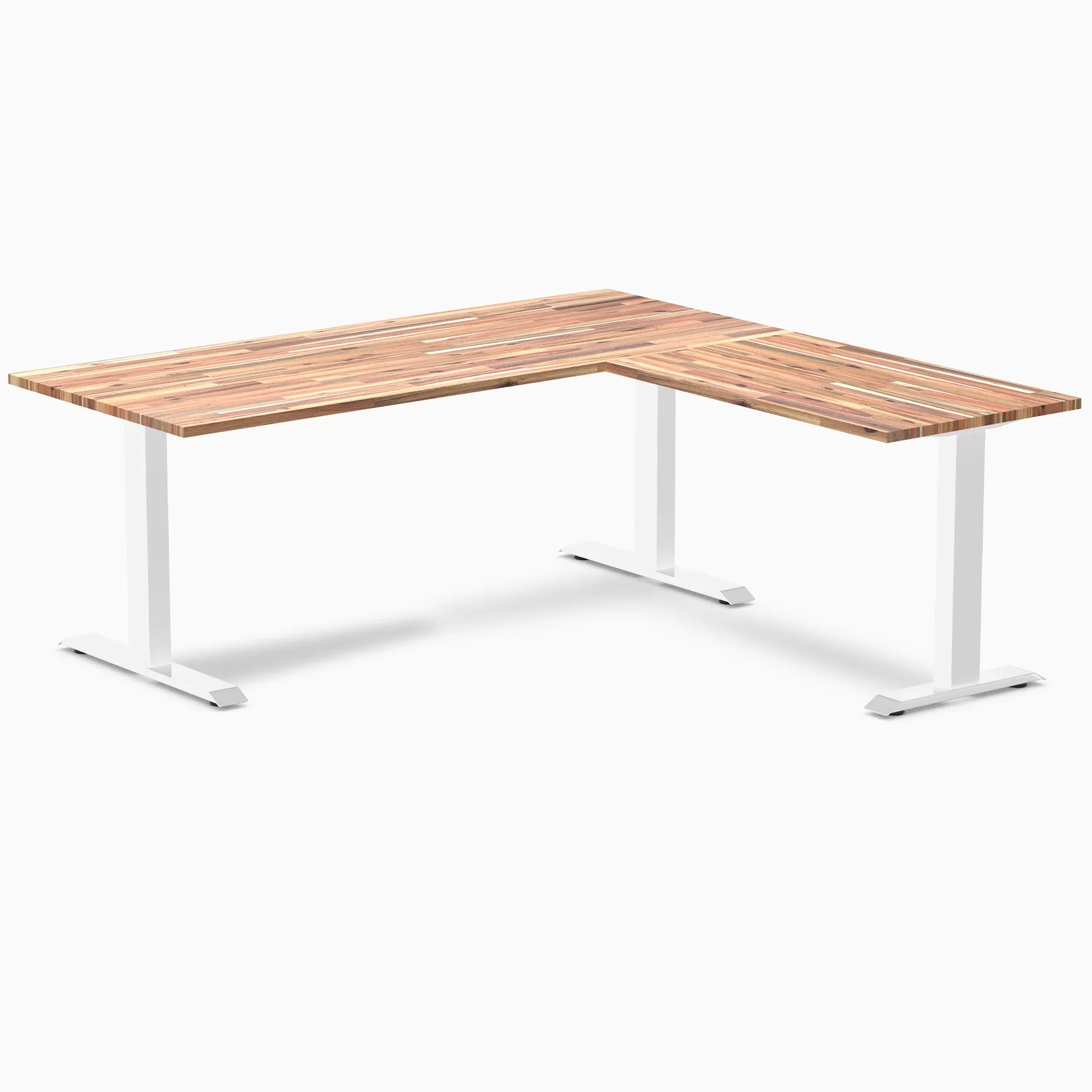 Desky Zero Softwood L-Shape Office Desk