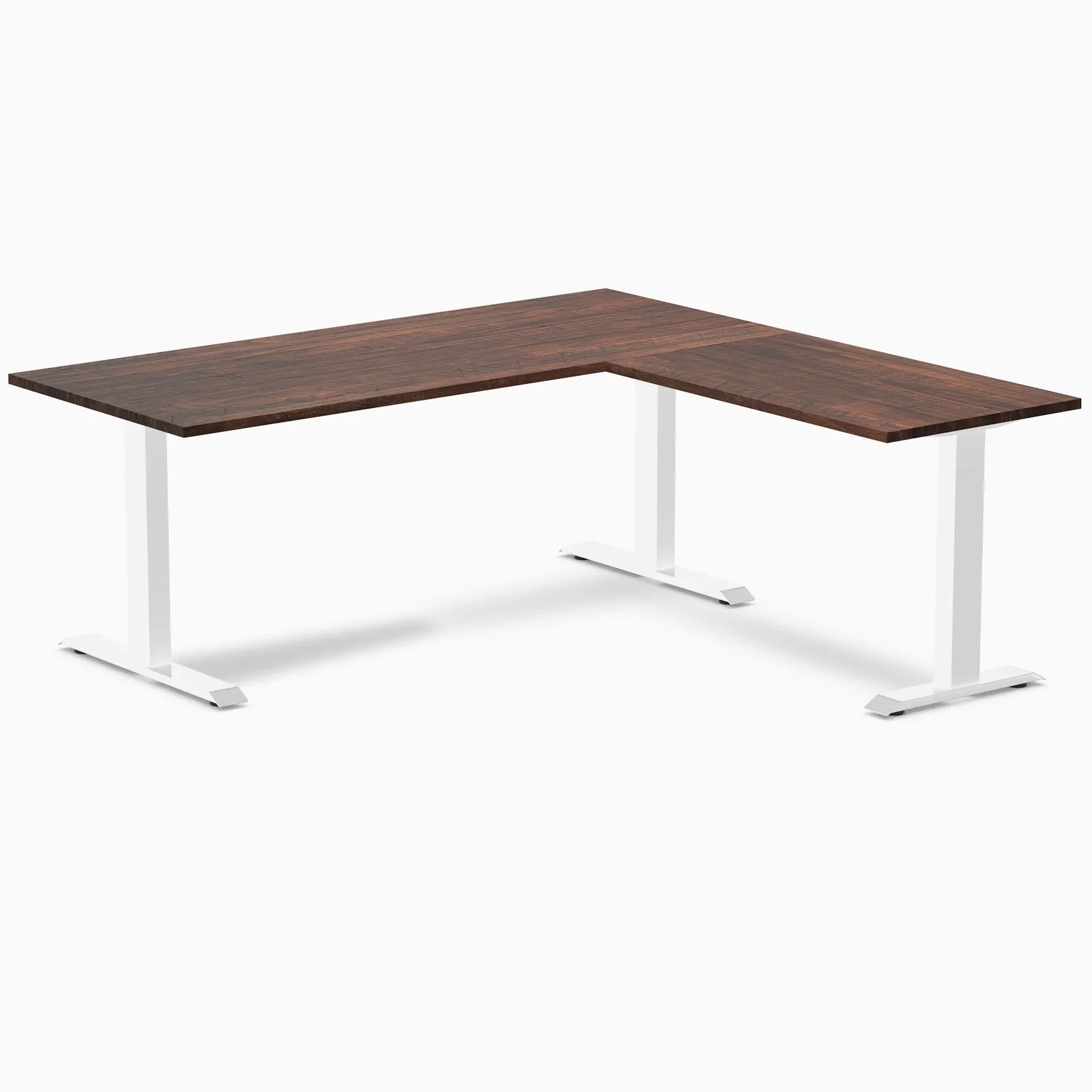 Desky Zero Softwood L-Shape Office Desk