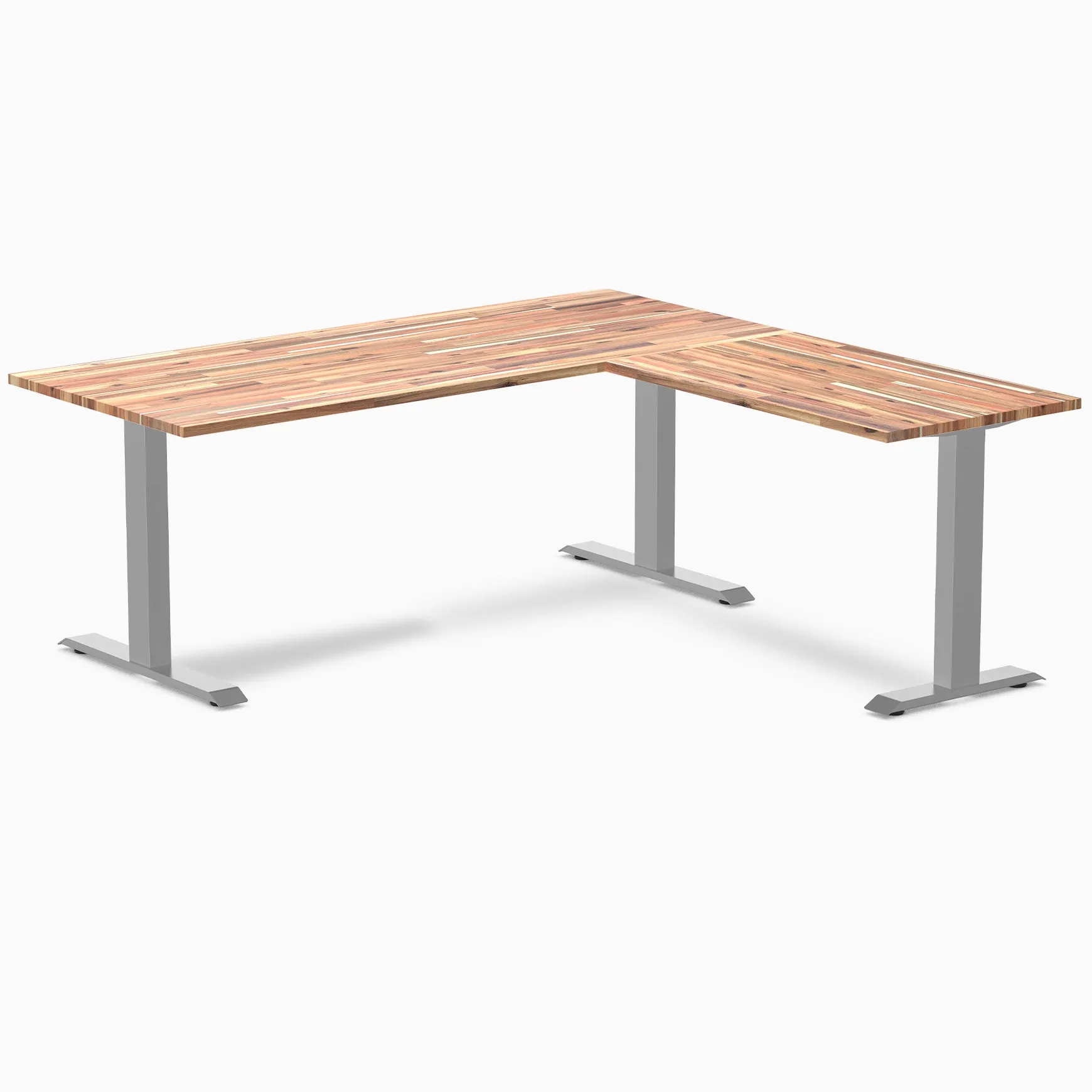 Desky Zero Softwood L-Shape Office Desk