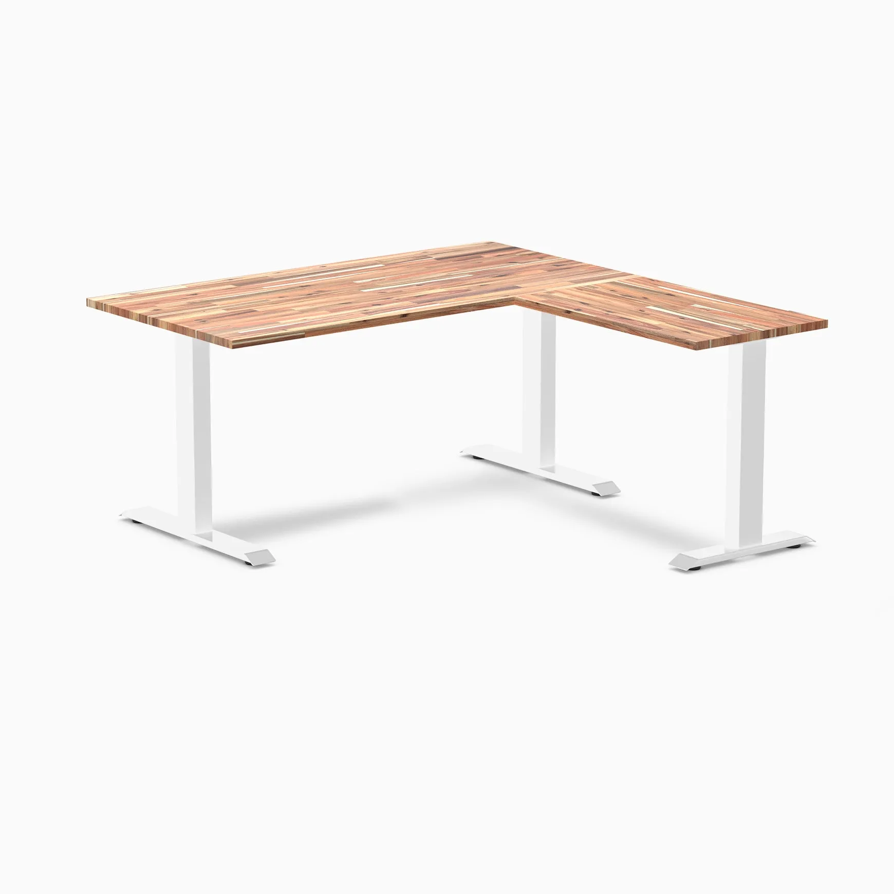 Desky Zero Softwood L-Shape Office Desk