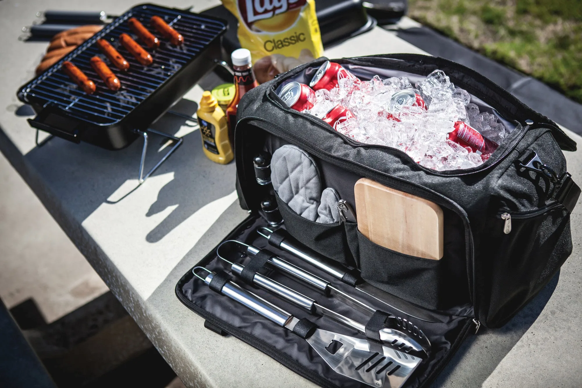 Detroit Lions - BBQ Kit Grill Set & Cooler