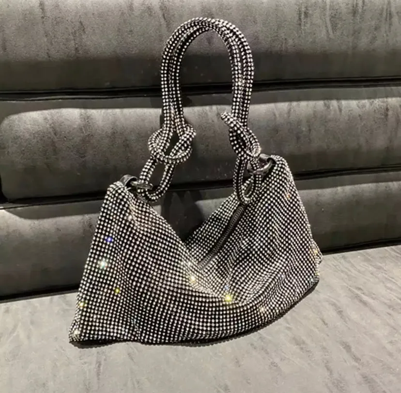 Diamanté Shoulder Bag