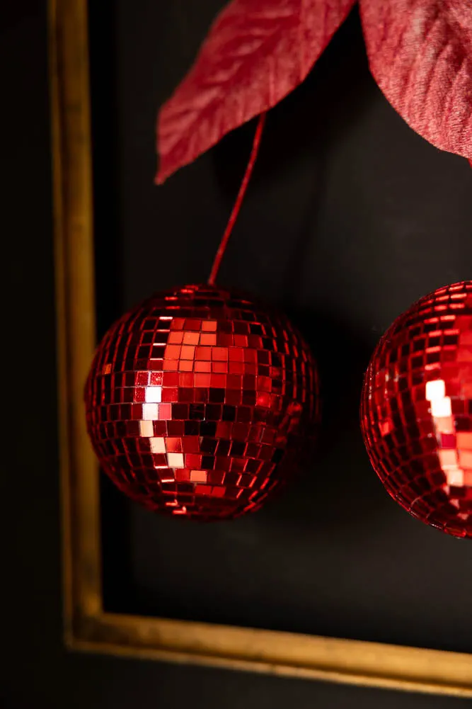 Disco Cherries Christmas Tree Decoration