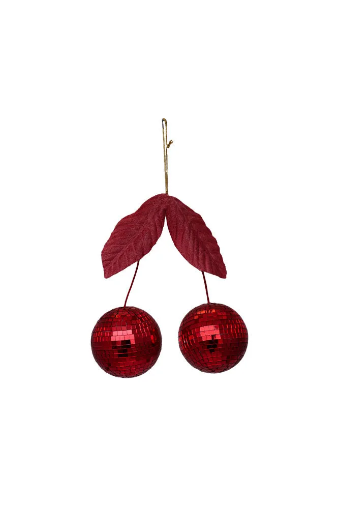 Disco Cherries Christmas Tree Decoration