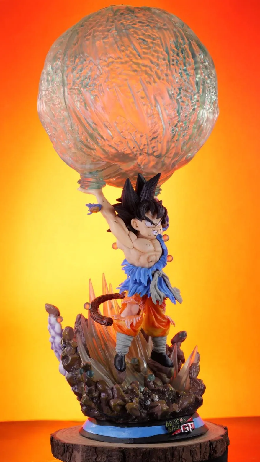 Dragon Ball GT Goku Spirit Bomb Action Figure With Lights | 50 Cms |