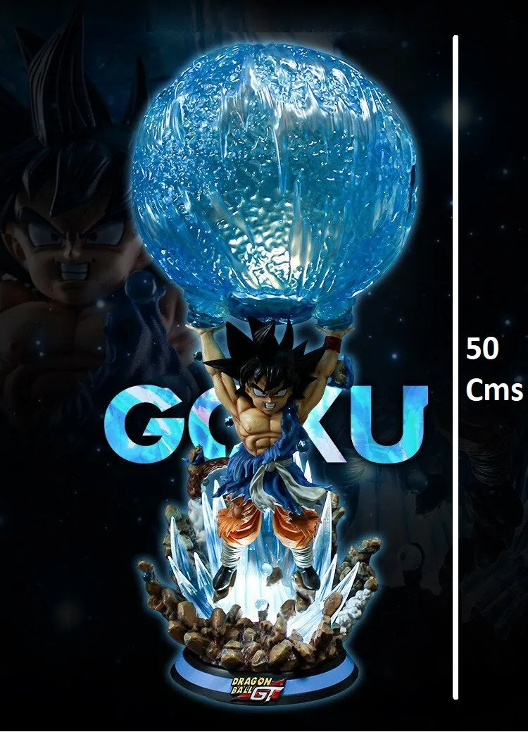 Dragon Ball GT Goku Spirit Bomb Action Figure With Lights | 50 Cms |