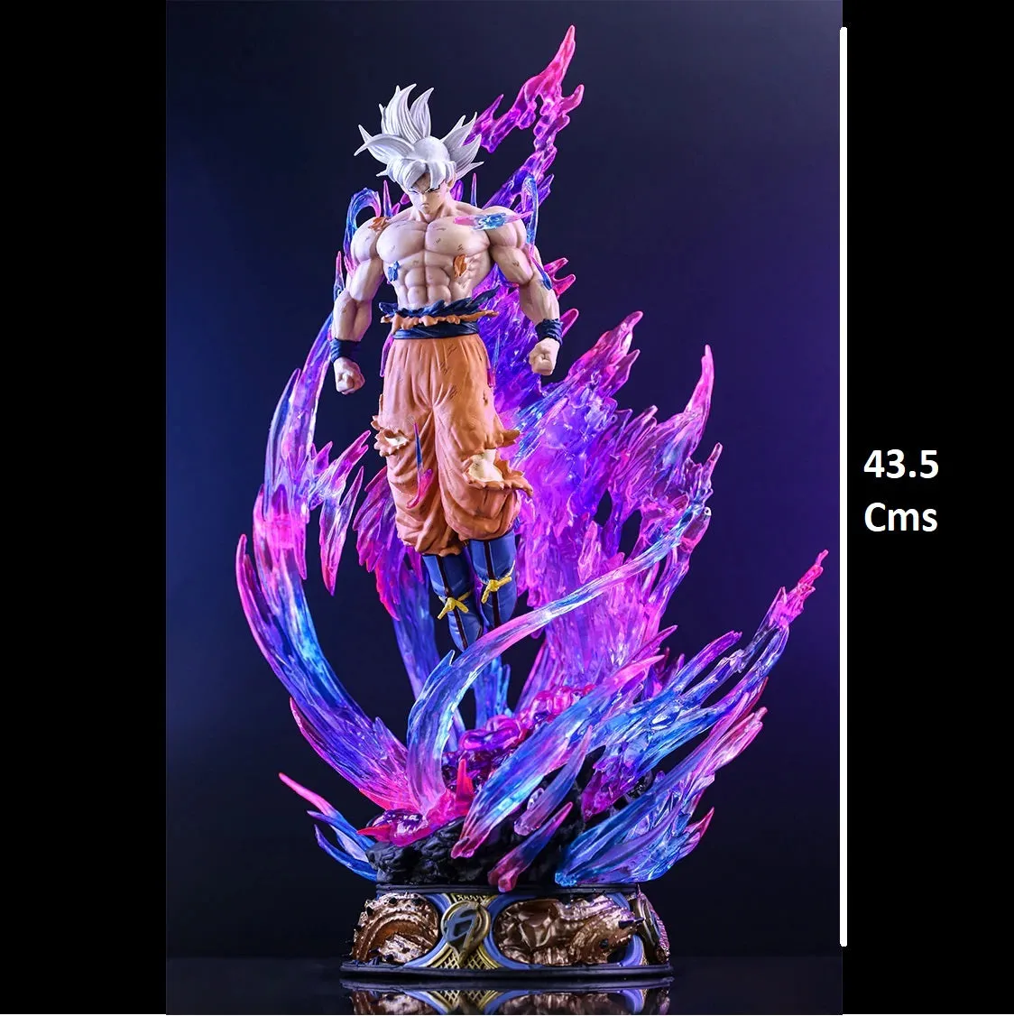 Dragon Ball Z Super Ultra Instinct Goku Action Figure With Lights(38 Cms)