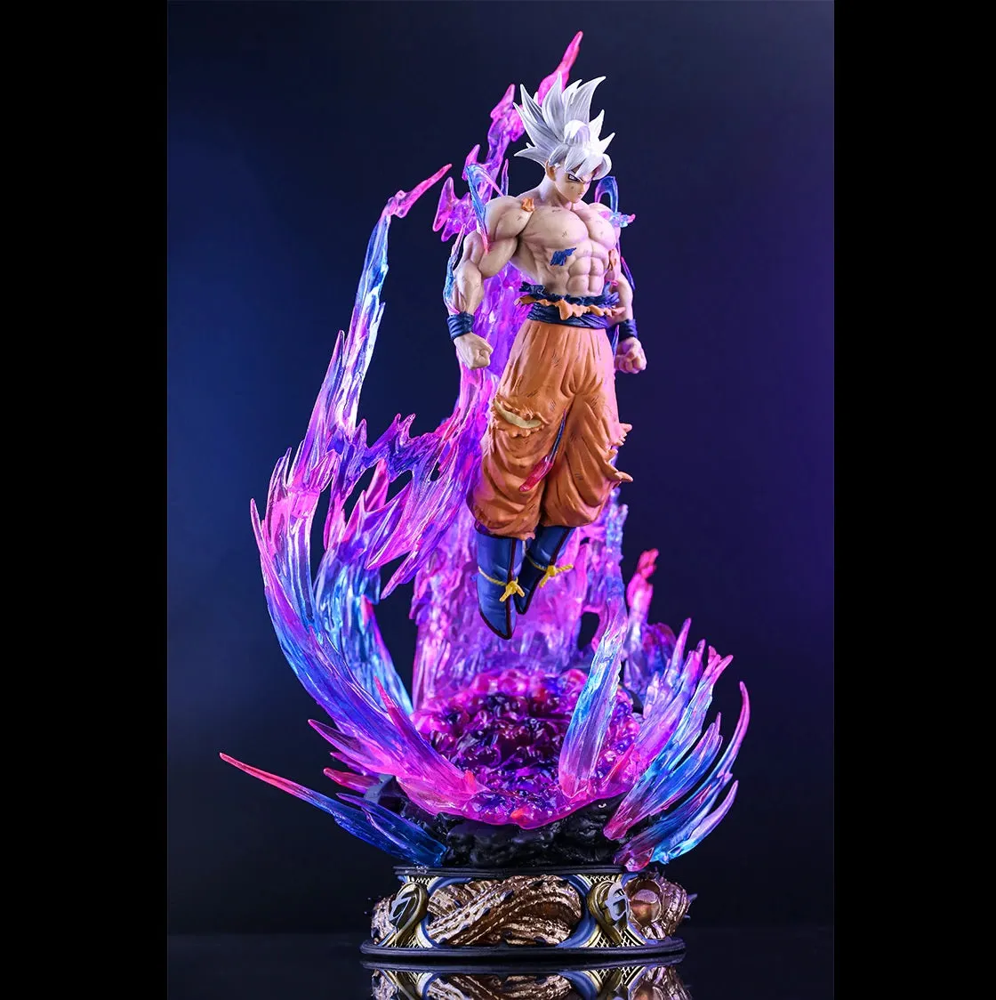 Dragon Ball Z Super Ultra Instinct Goku Action Figure With Lights(38 Cms)