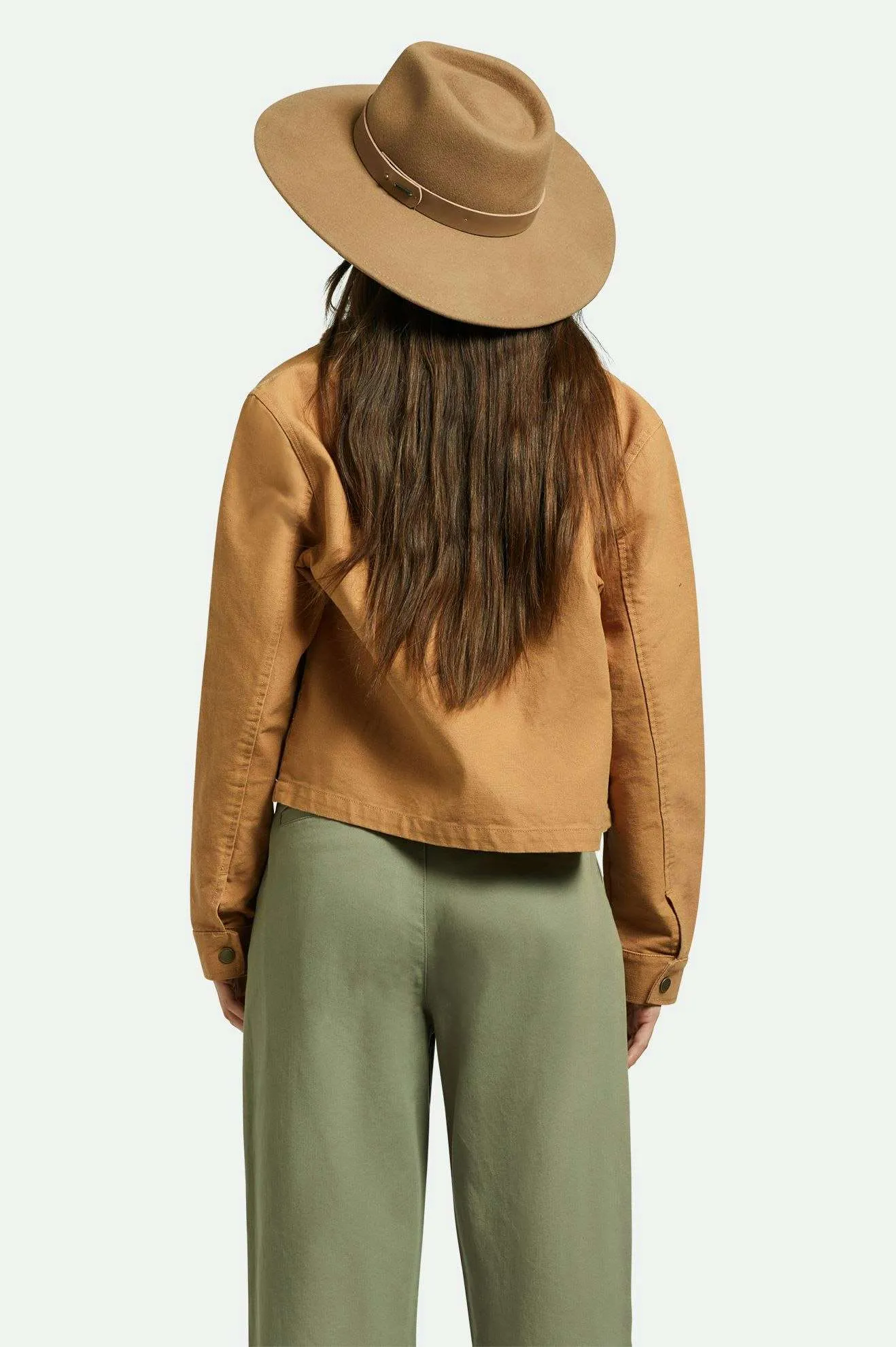 Eleanor Felt Packable Hat - Macadamia