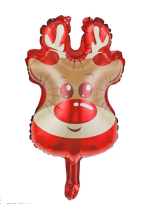 Elk Christmas Foil Balloon Party Supplies – Festive Holiday Decor for Christmas Parties