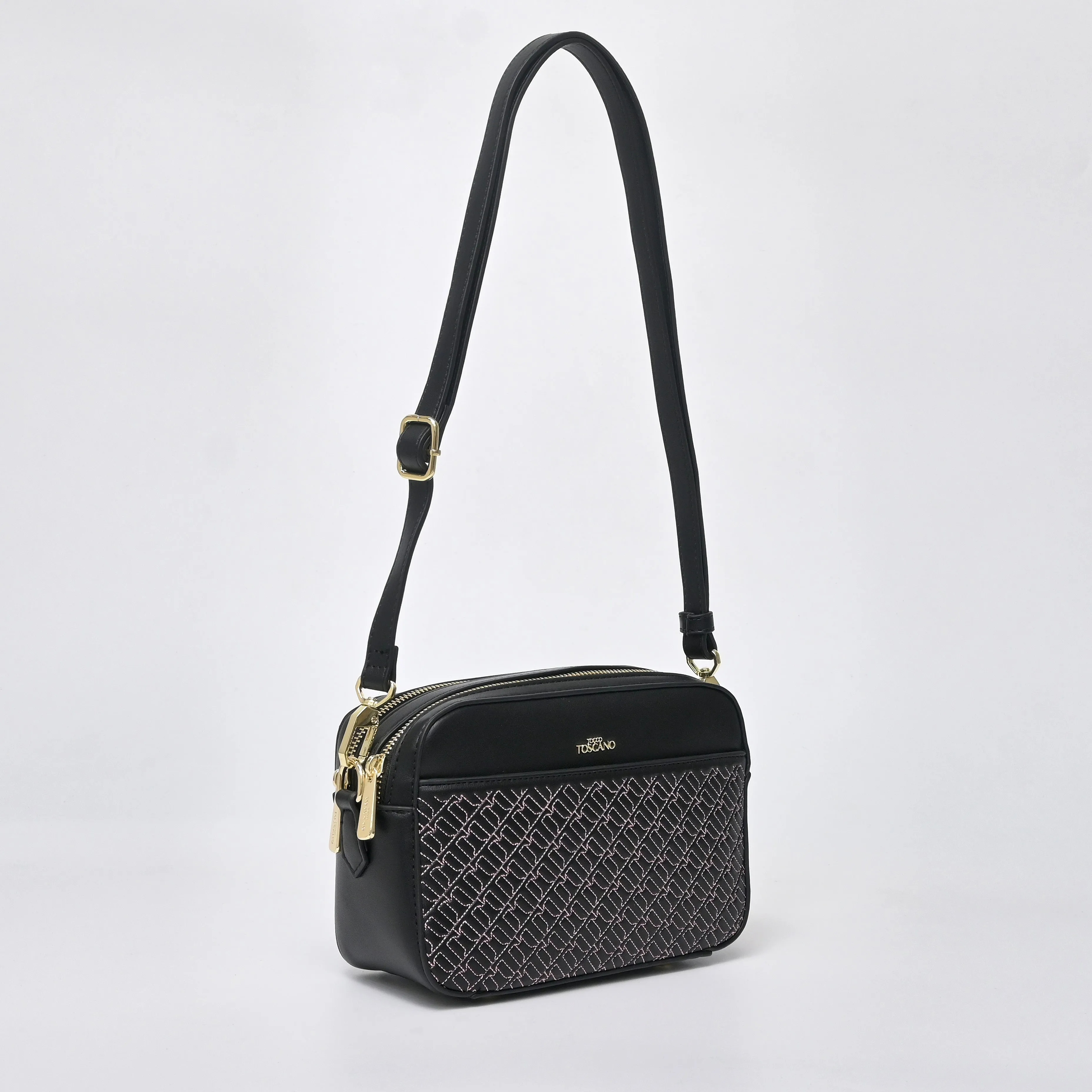 Embossed Crossbody Bag - TLSB1012PN3ML3