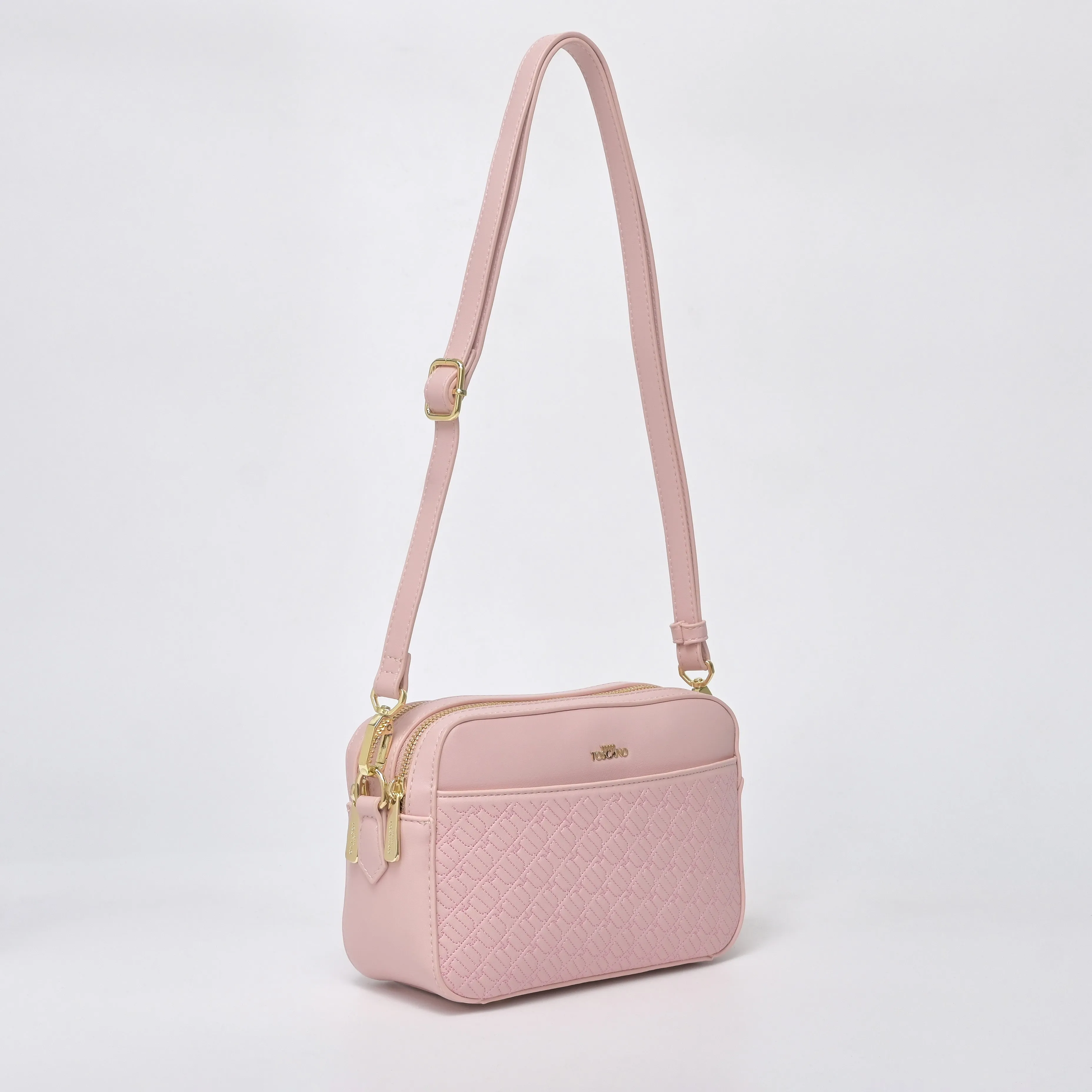 Embossed Crossbody Bag - TLSB1012PN3ML3