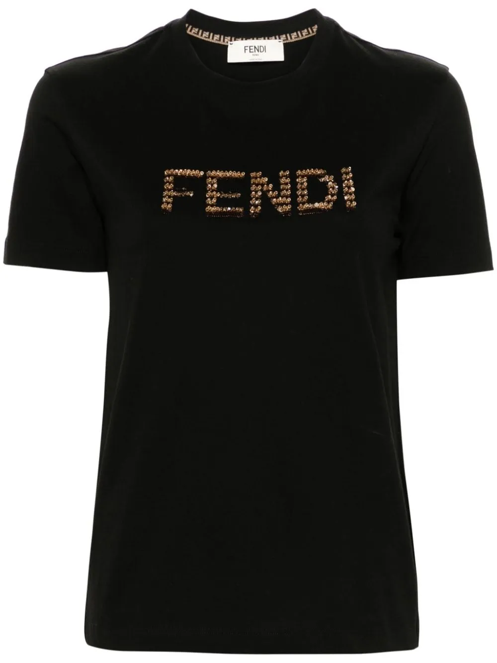 EMBROIDERED LOGO COTTON T-SHIRT