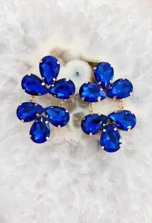 Emily Earrings-Blue