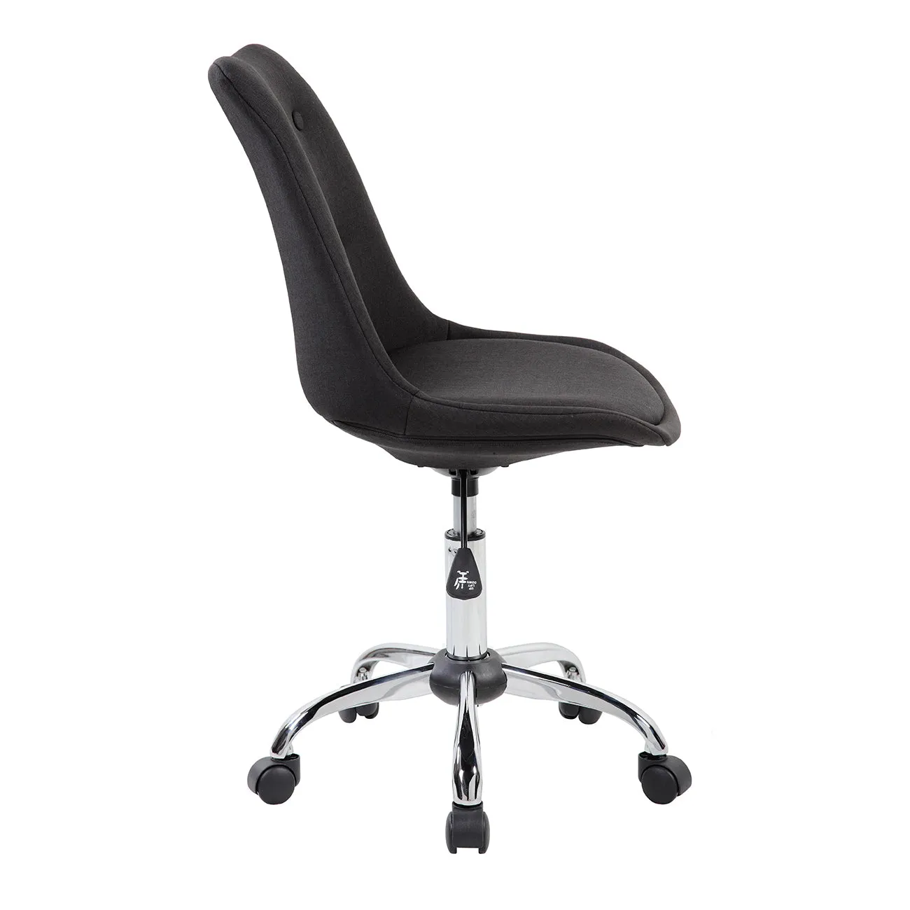 Ergo Flex Buttoned Task Chair - Black