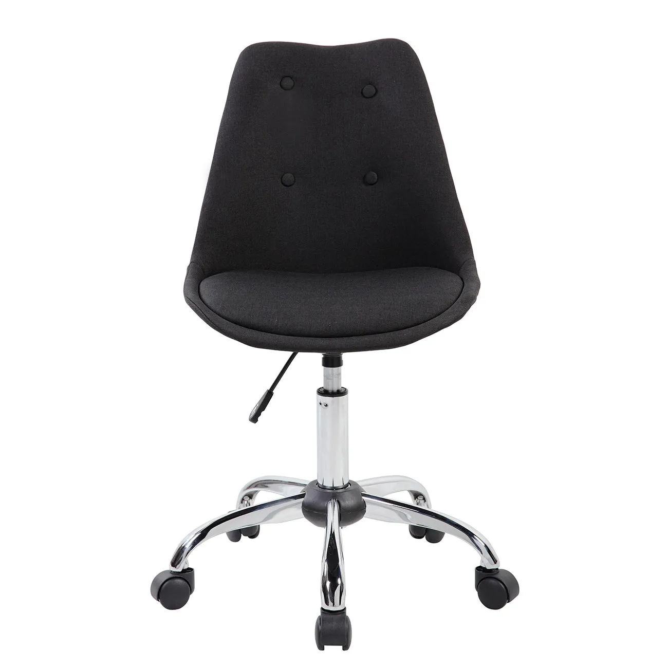 Ergo Flex Buttoned Task Chair - Black