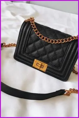 Fashion Gradient Chain Leather Cross Body Bag F106