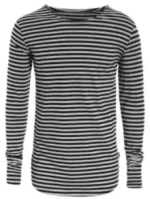 Fashion Striped Long Sleeve Mens Jersey Top