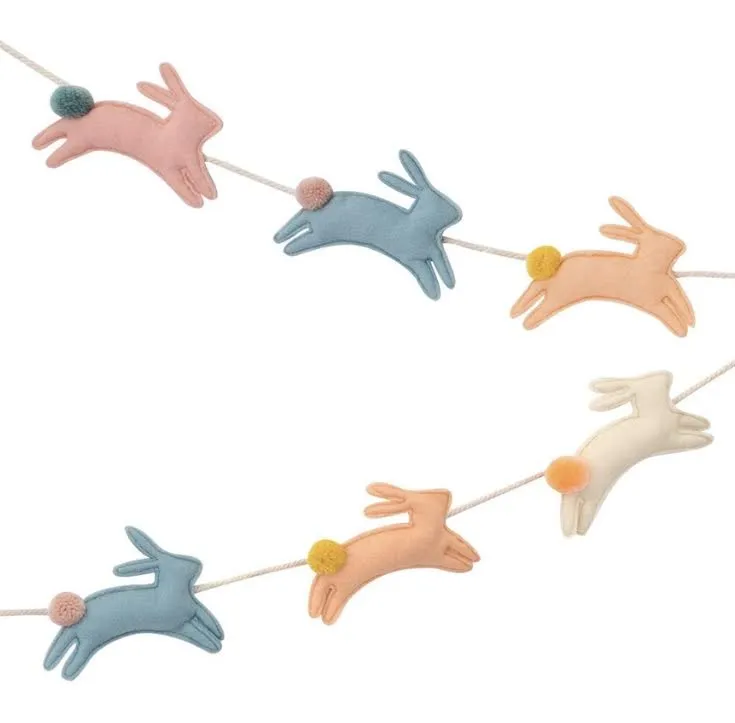 Felt Bunny Garland