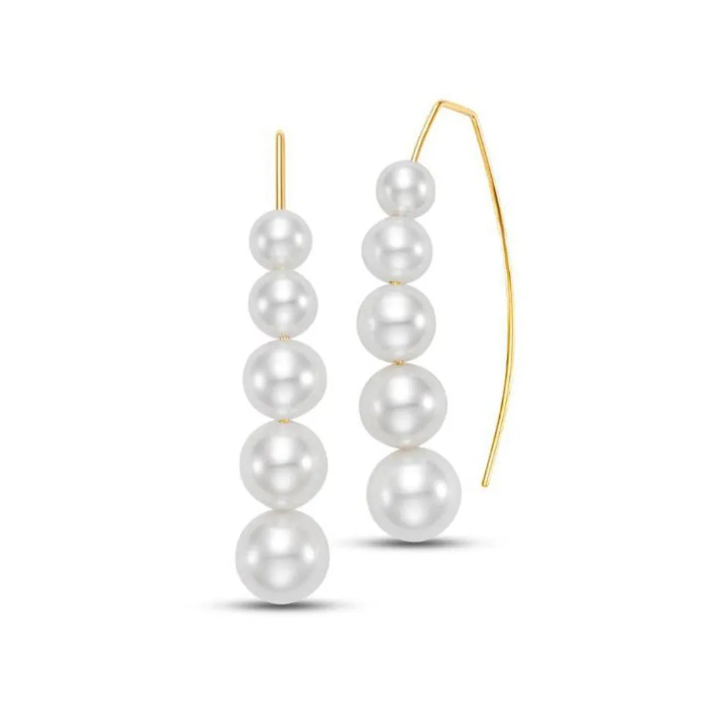 Freshwater Pearl Drop Earrings - "Paola Pearls"