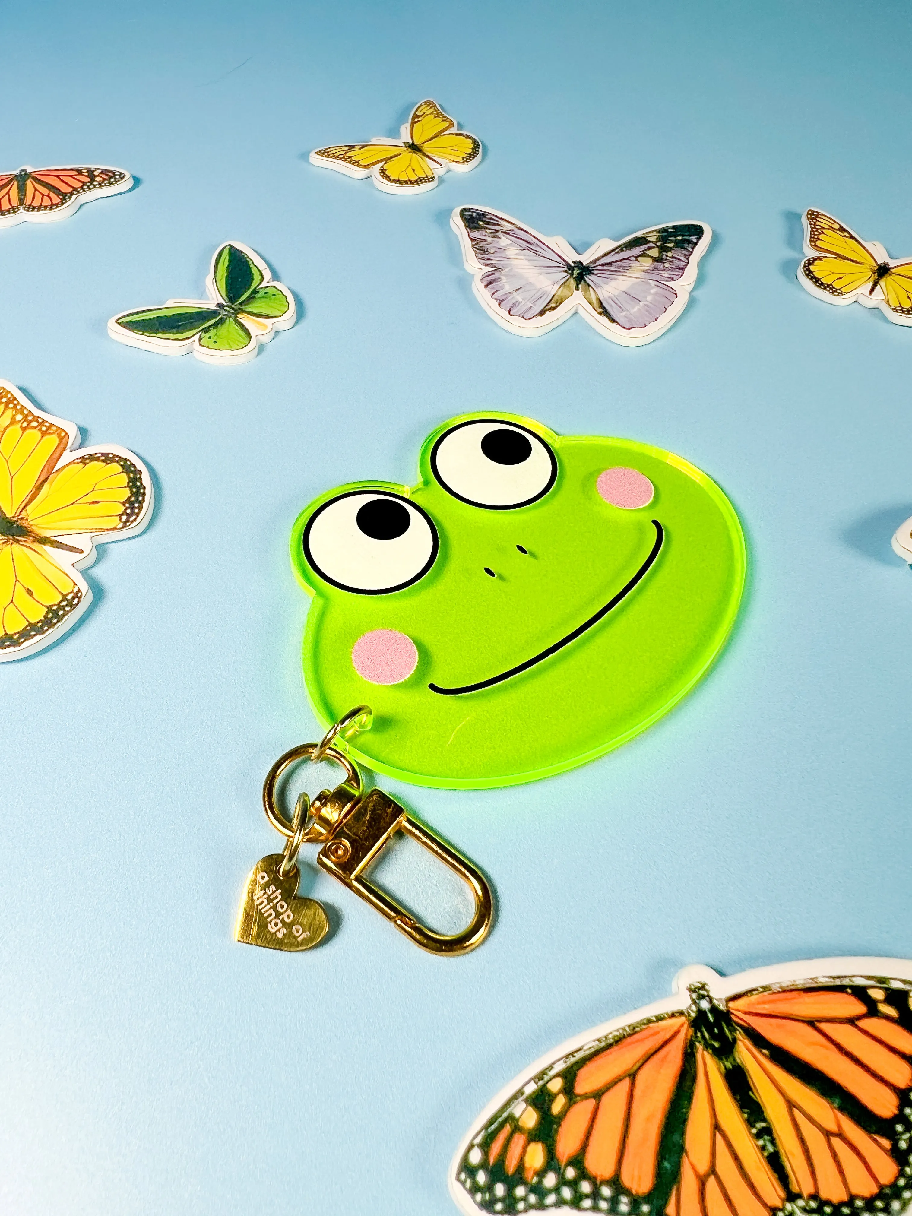 Friendly Frog Keychain