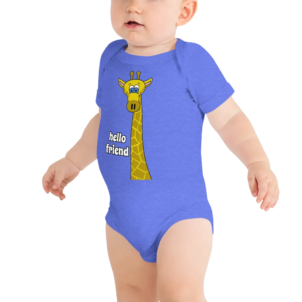 Friendly Giraffe Infant Onesie