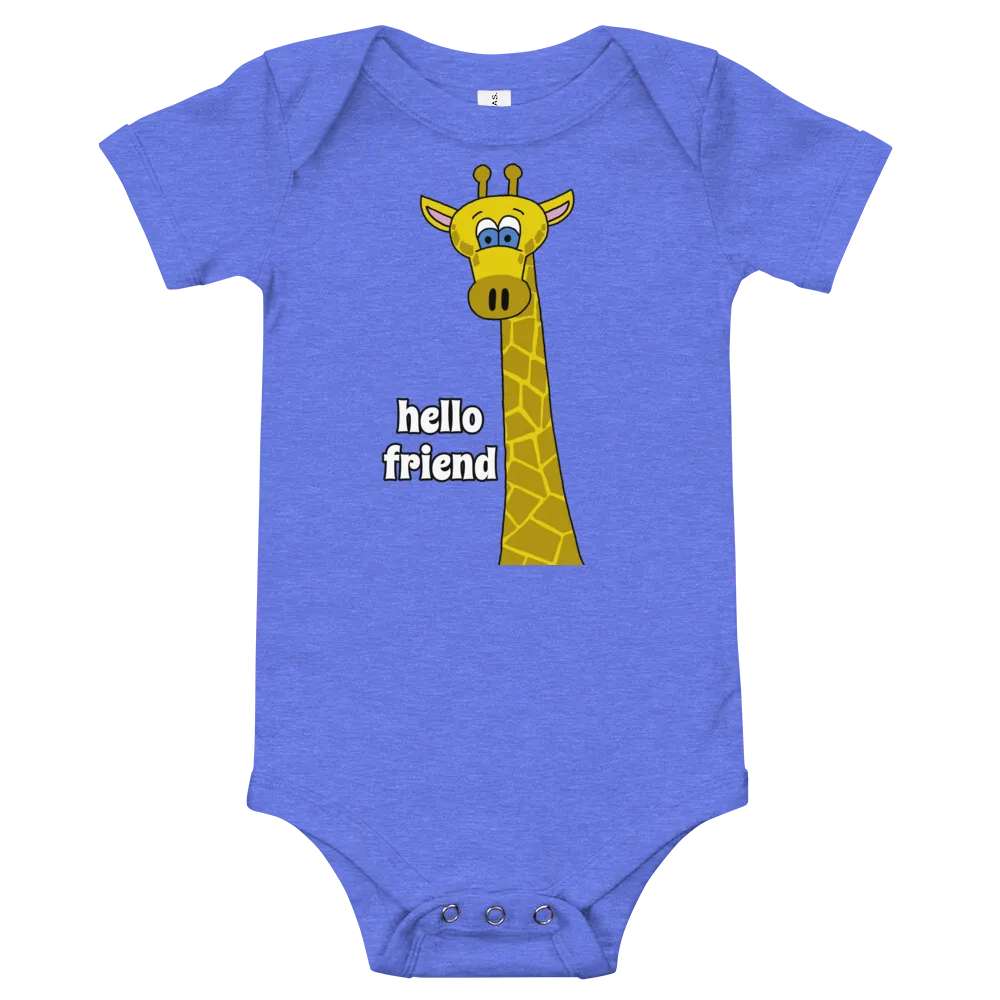 Friendly Giraffe Infant Onesie