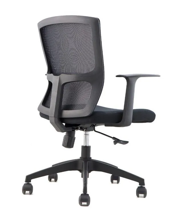 Front Office Desk Chair for Office, Reception, Home, Black Mesh