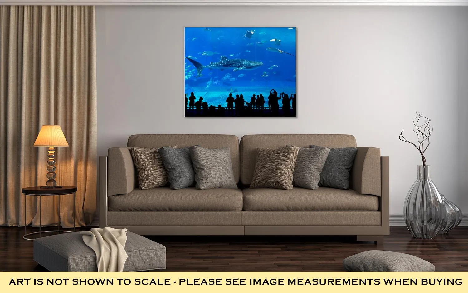 Gallery Wrapped Canvas, Atlantwhale Shark In Okinawchuraumi Aquarium