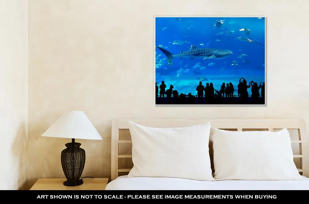 Gallery Wrapped Canvas, Atlantwhale Shark In Okinawchuraumi Aquarium