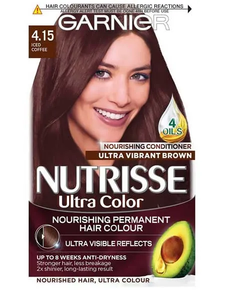 Garnier Nutrisse Ultra Color Permanent Nourishing Hair Color Iced Coffee