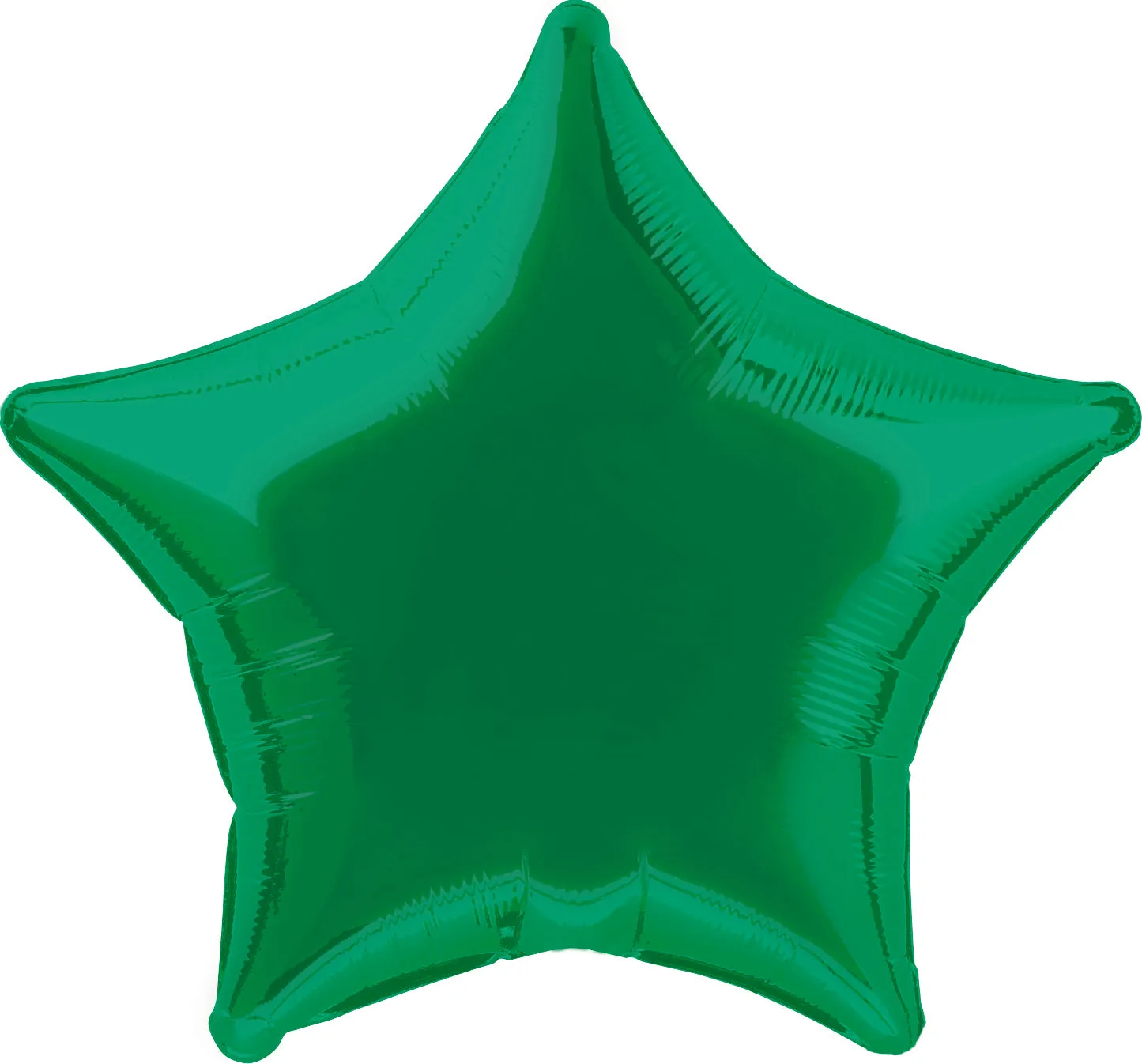 Green Star Foil Balloon - 50cm