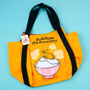 Gudetama Rice Bowl 10th Anniversary Balloon Bag