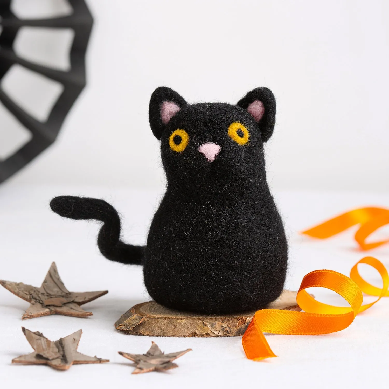 Halloween Cat Needle Felting Kit