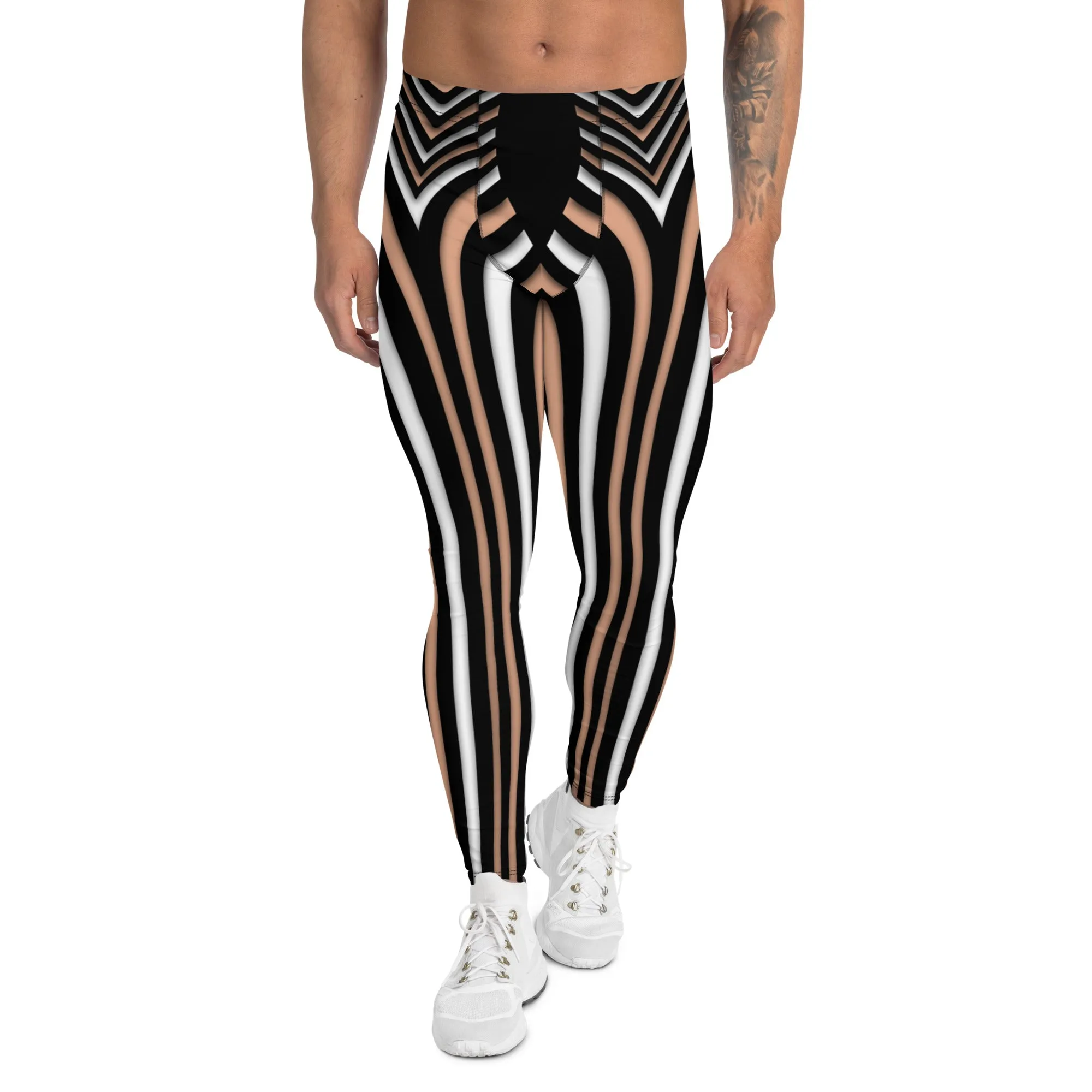 Heart Shaped Illusion Men's Leggings