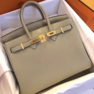 Hermès Birkin 25 Sauge Togo Gold Hardware GHW