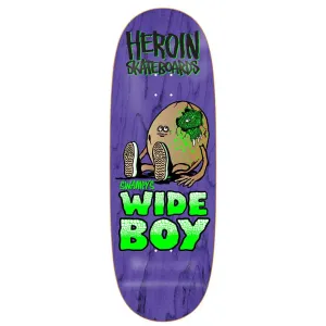 Heroin Skateboards Swampzilla Wide Boy Skateboard Deck - 10.75"