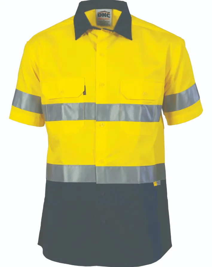 HiVis Cool-Breeze Cotton Short Sleeve With 3M 8906 Reflective Tape