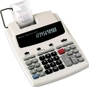 Innovera 16000 Two-Color Roller Printing Calculator 12-Digit Fluorescent Black/Red