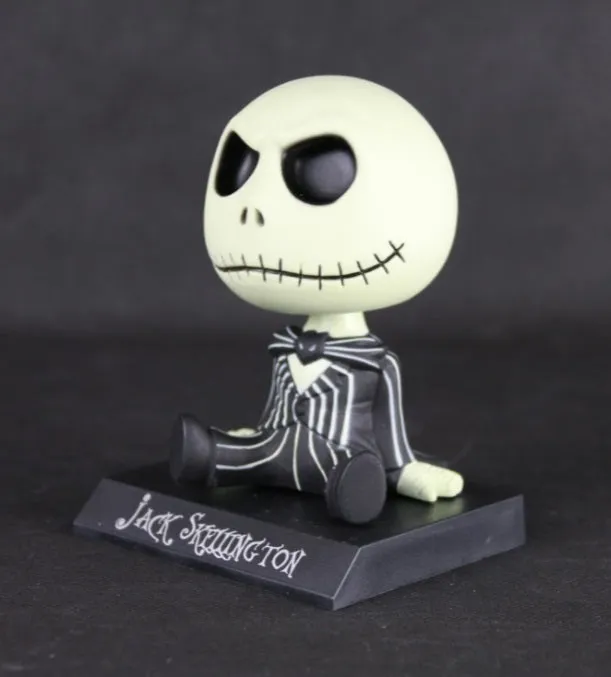 Jack Skellington Bobblehead With Mobile Holder For Cars |13 CM |