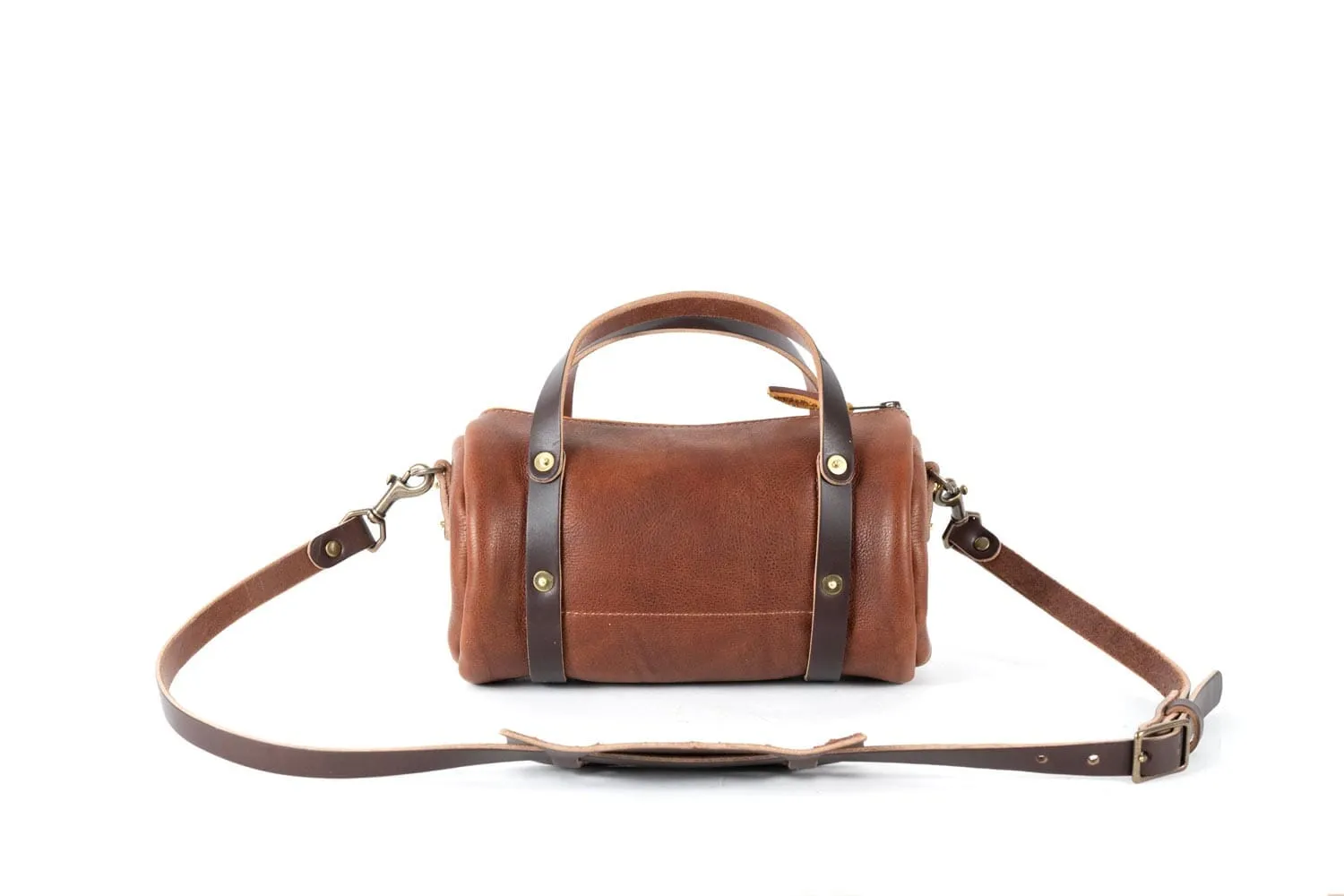 JANE LEATHER CROSSBODY - SMALL - CHERRY BISON