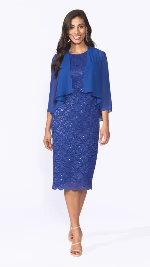 Jesse Harper Stretch Lace Dress (Navy or Royal)