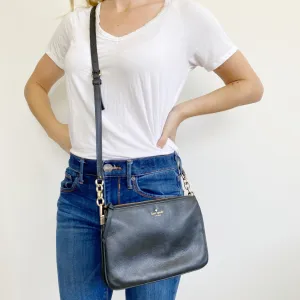 Kate Spade Leather Black Crossbody Bag