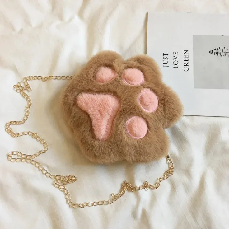 Kawaii Cat Paw Shoulder Bag  AD21069