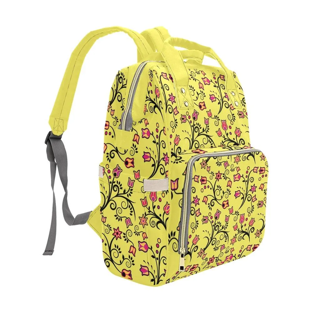 Key Lime Star Multi-Function Diaper Backpack/Diaper Bag