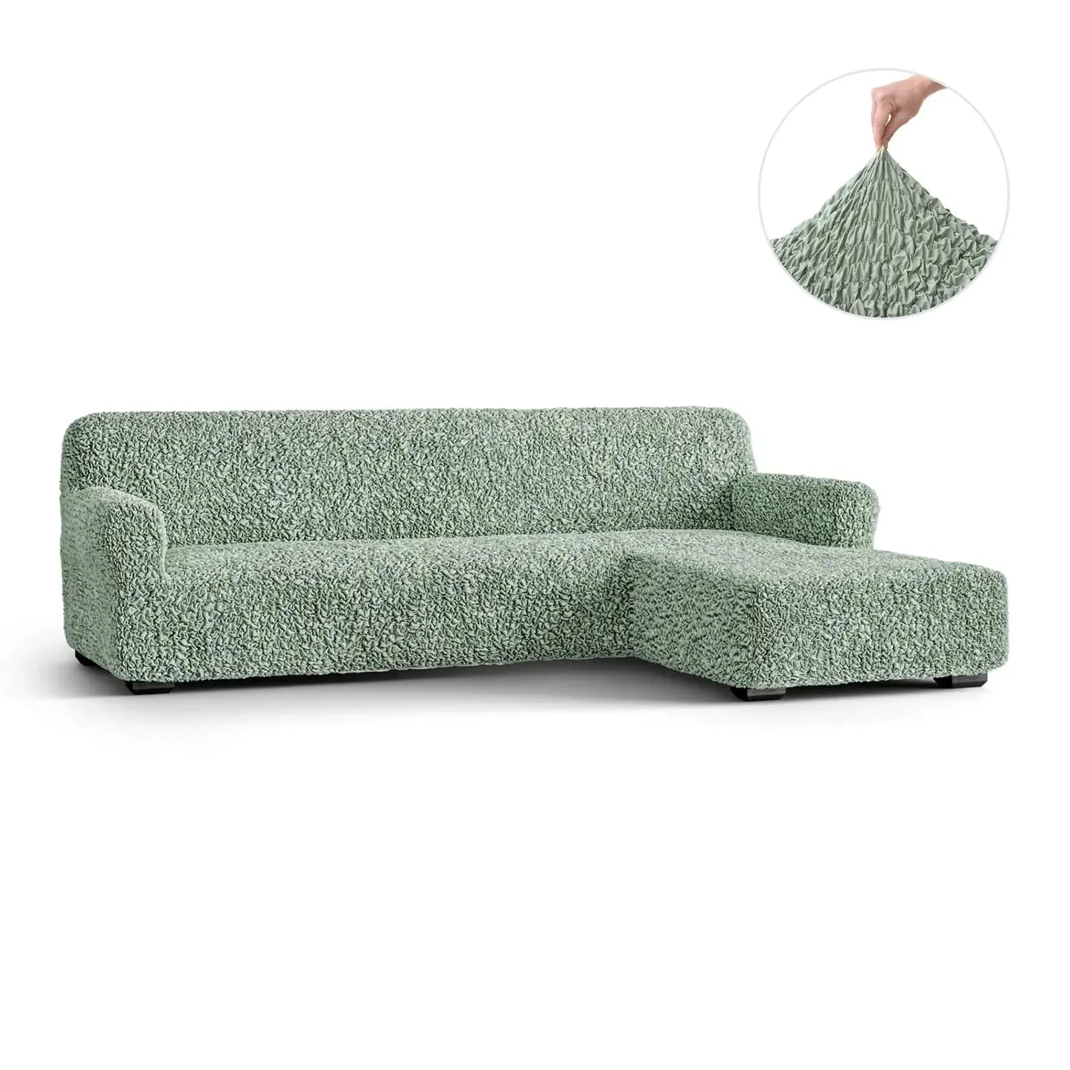 L-Shaped Sofa Slipcover (Right Chaise), Fuco Cotton Collection