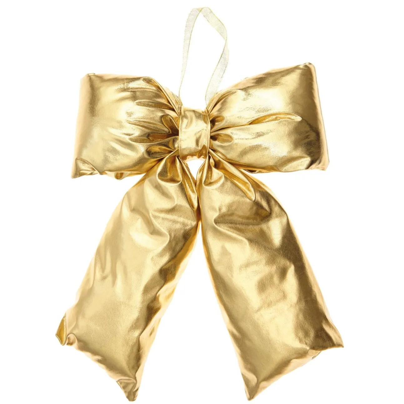 Large Gold Puffy Bow